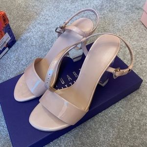 Stuart Weitzman clear heal size 6.5